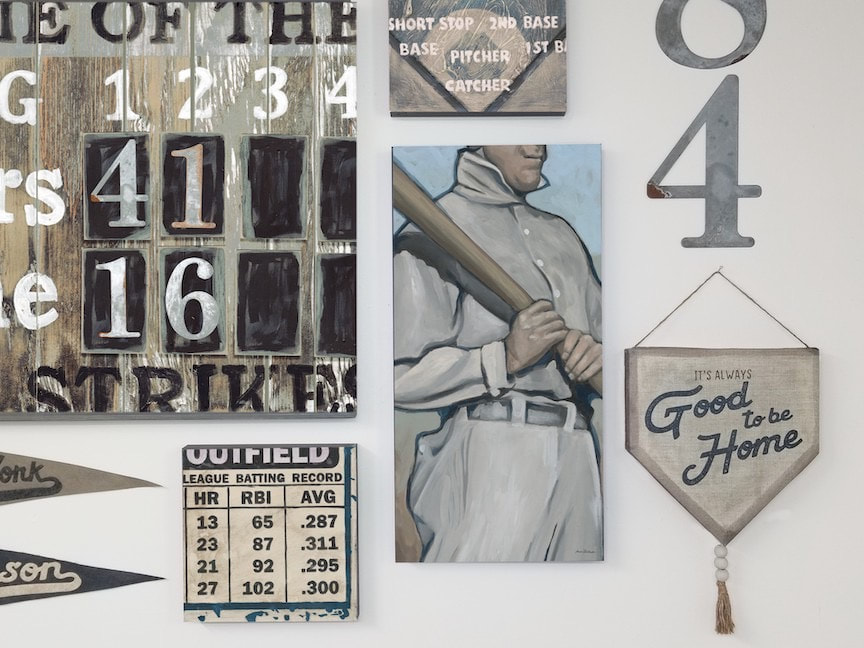 The Baseball Back Then Art and Decor Collection by Aaron Christensen