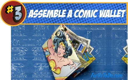 Superhero Comic Wallet DIY