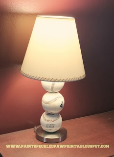 Make a Baseball Lamp DIY