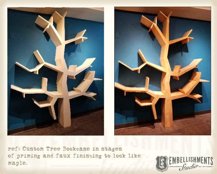 Tree Shaped Book Case, Book Shelves shaped like branches for children by Aaron Christensen