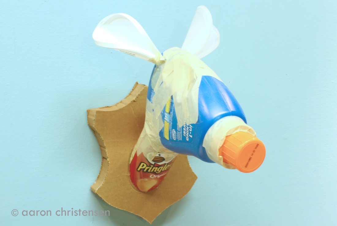 Easy Craft Animal Taxidermy Heads using recyclables