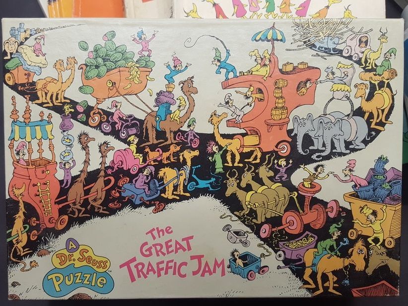 Dr. Seuss the Great Traffic Jam puzzle