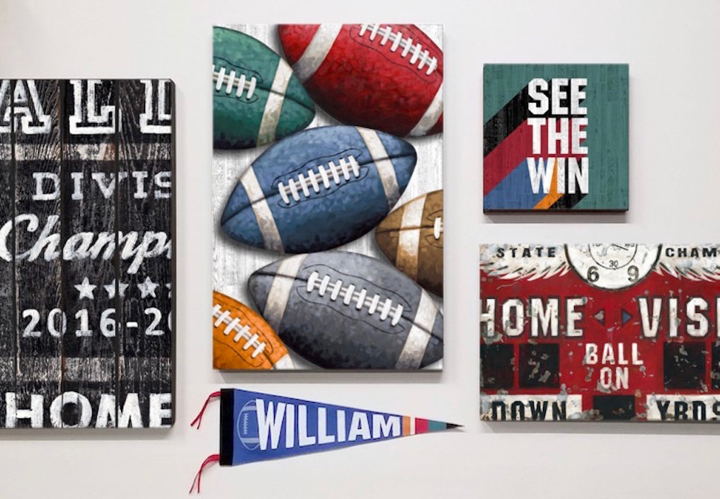 Football Decor and Wall Art Collection - Blitz by Aaron Christensen