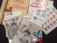 Dr. Seuss Press Photos, Stamps, Books, the Grinch who Stole Christmas edition