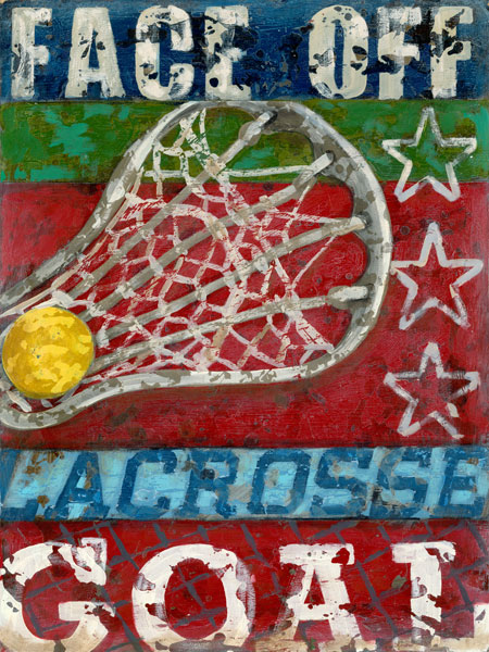 sports lacrosse wall art decor for boys rooms teens