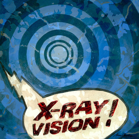 Superhero Wall Art - Xray Vision by Aaron Christensen