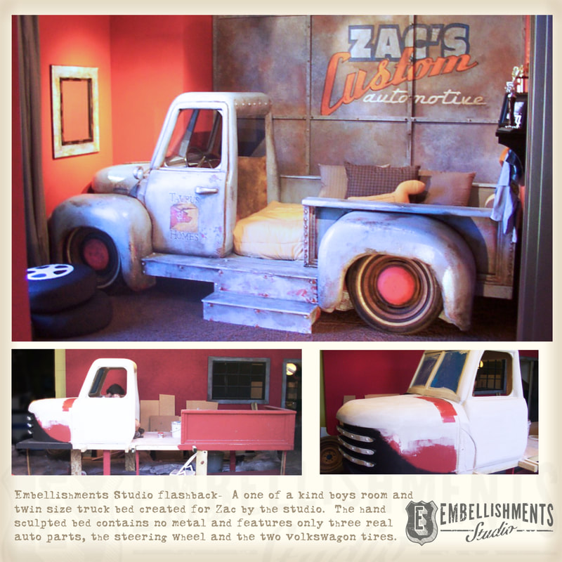 Custom Studio Faux Truck, Used As A Boys Bed