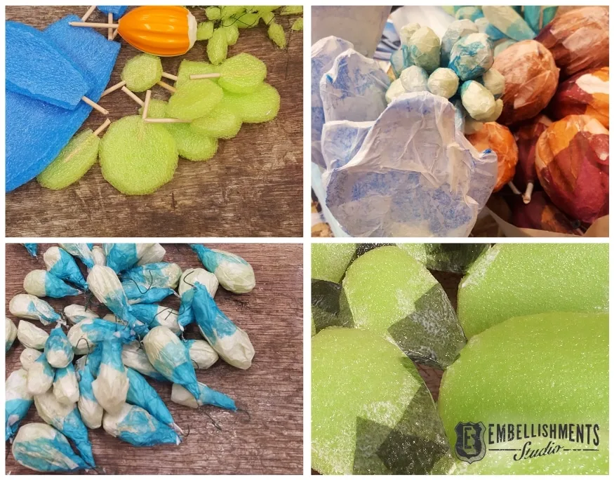 Tissue Paper and Foam Cactus DIY - It's easy and inexpensive.