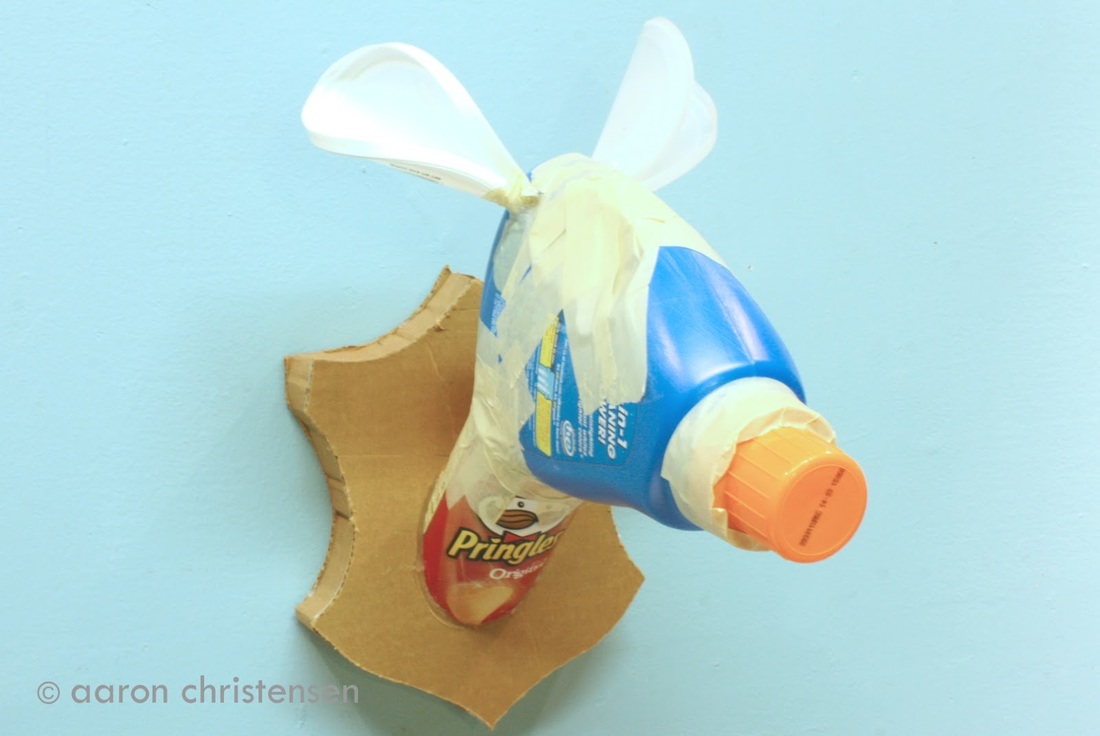 Easy Craft Animal Taxidermy Heads using recyclables