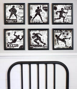 Framed Sports Wall Art 