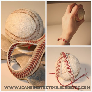 Instructions on making a great baseball bracelet.