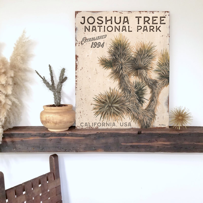  National Park Poster, Joshua Tree Poster, Joshua Tree Farmhouse, Joshua Tree Modern, Joshua Tree Rustic